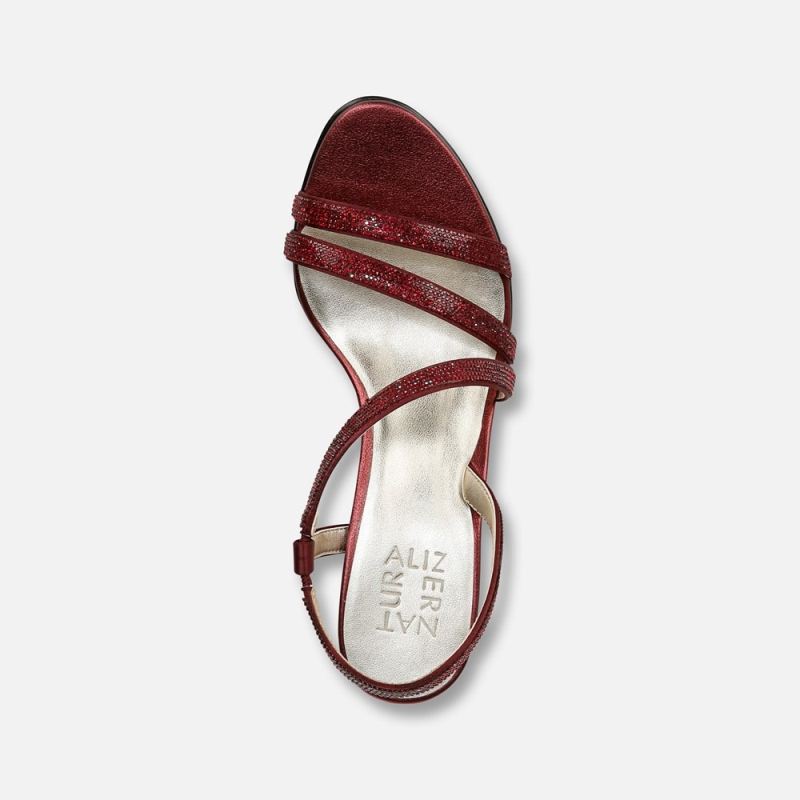 Naturalizer Women's Vanessa Dress Sandal - Cranberry Fabric