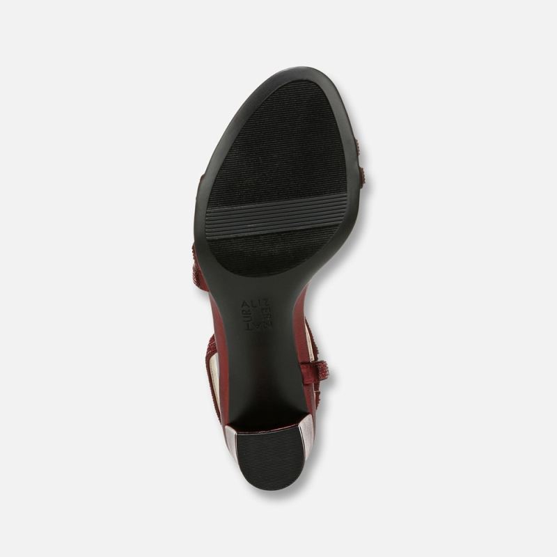 Naturalizer Women's Vanessa Dress Sandal - Cranberry Fabric