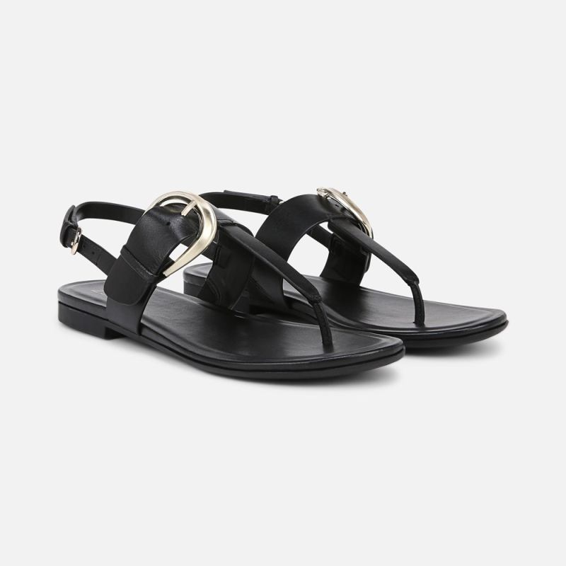 Naturalizer Women's Taylor Sandal - Black Leather