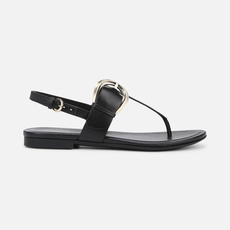 Naturalizer Women's Taylor Sandal - Black Leather
