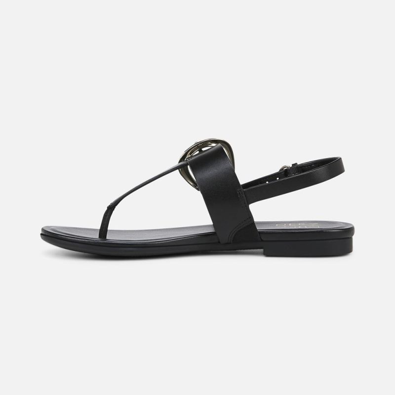 Naturalizer Women's Taylor Sandal - Black Leather