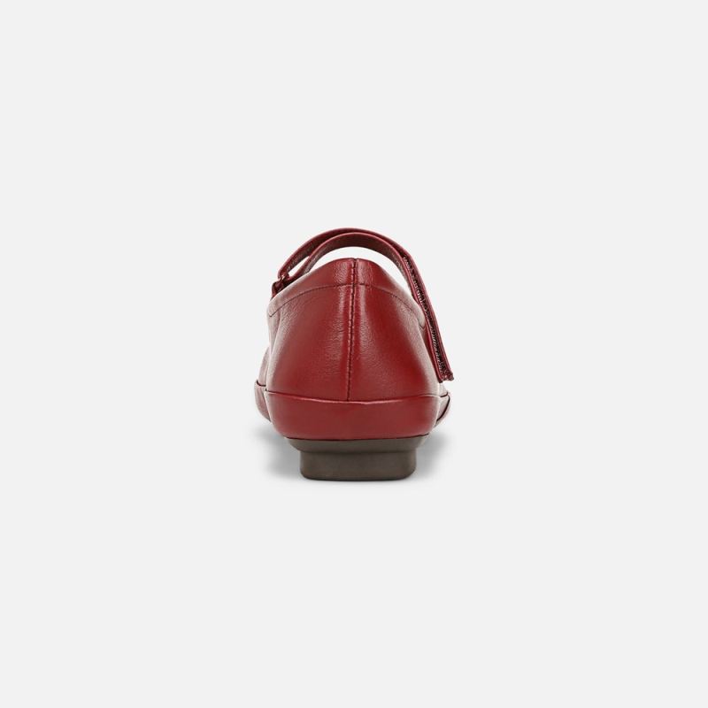 Naturalizer Women's Behold Mary Jane Flat - Cranberry Leather
