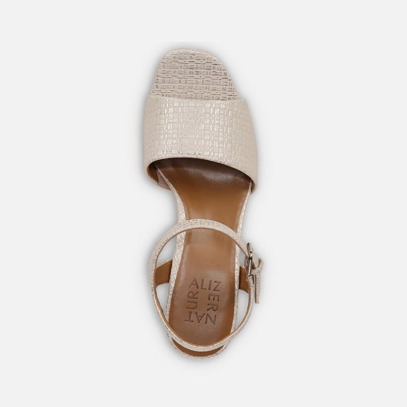 Naturalizer Women's Lilly Sandal - Tan Faux Leather