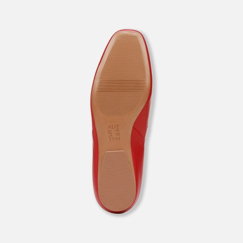 Naturalizer Women's Cody Flat - Crimson Red Leather