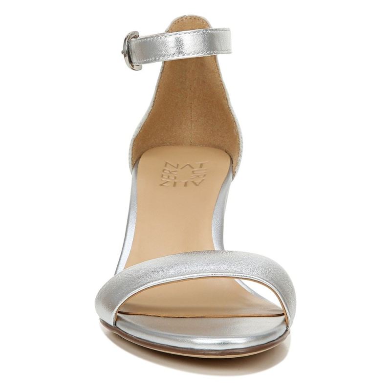 Naturalizer Women's Vera Dress Sandal - Silver Leather
