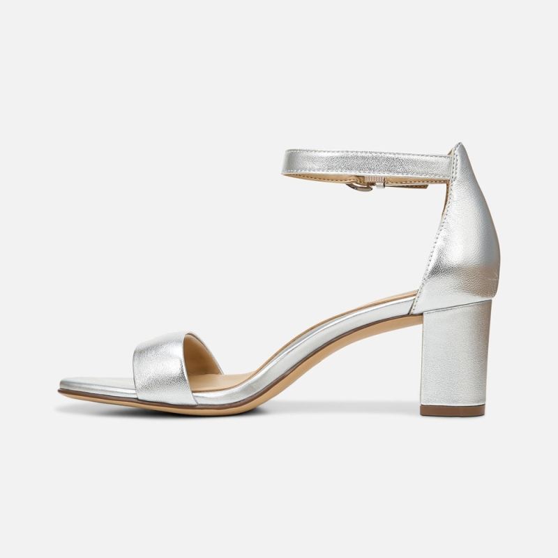 Naturalizer Women's Vera Dress Sandal - Silver Leather