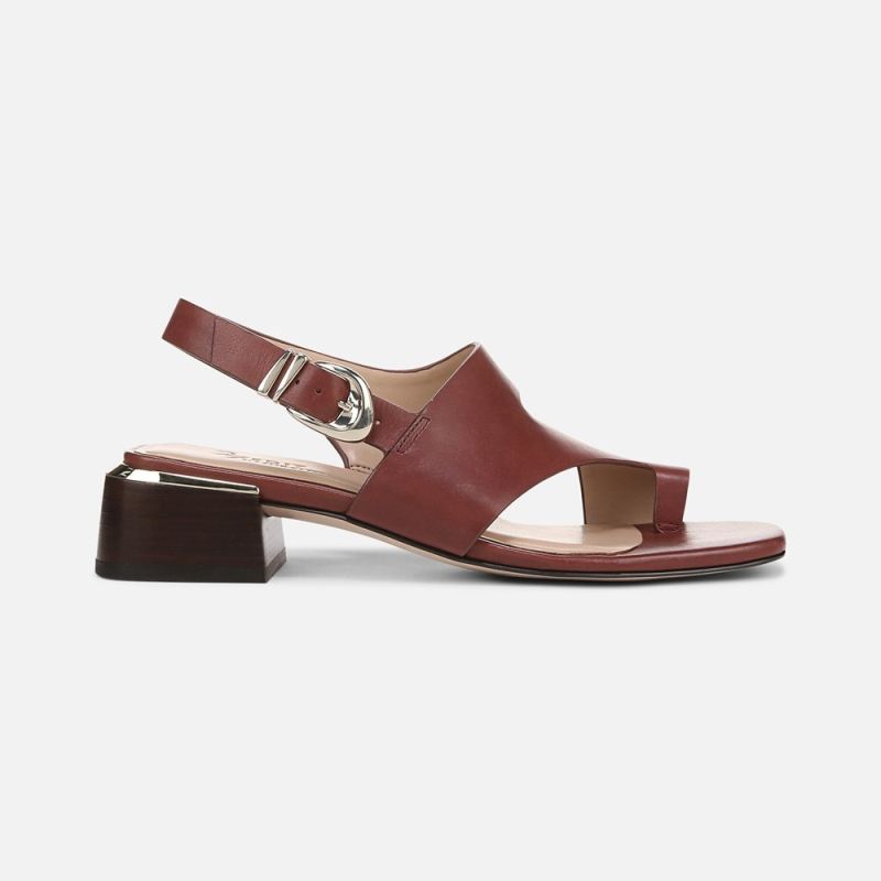 Naturalizer Women's 27 EDIT Audra Dress Sandal - Cappuccino Brown Leather