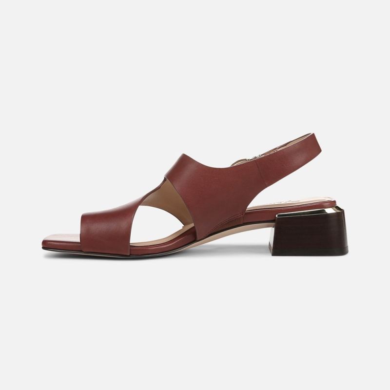Naturalizer Women's 27 EDIT Audra Dress Sandal - Cappuccino Brown Leather
