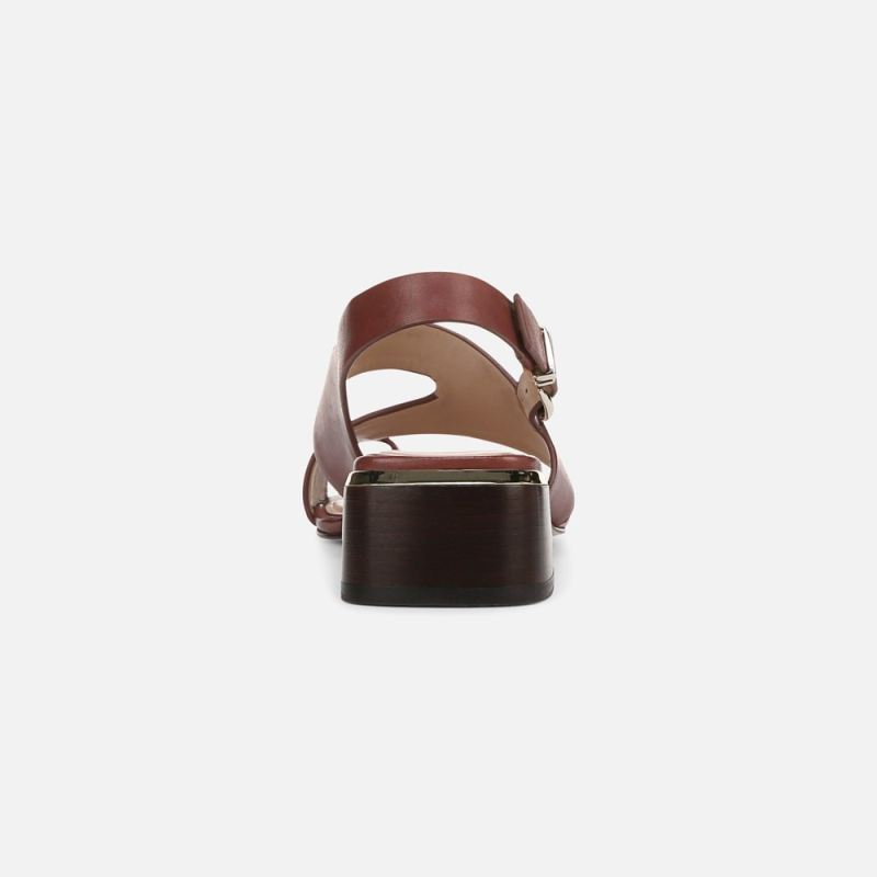 Naturalizer Women's 27 EDIT Audra Dress Sandal - Cappuccino Brown Leather