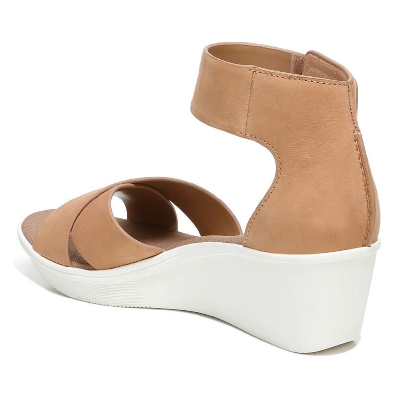 Naturalizer Women's Riviera Wedge Sandal - Cookie Dough Suede