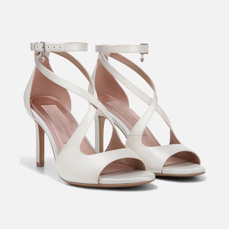 Naturalizer Women's Amor 2 Dress Sandal - Silk White Fabric