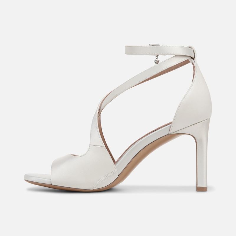Naturalizer Women's Amor 2 Dress Sandal - Silk White Fabric