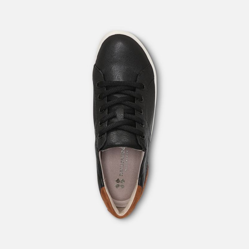 Naturalizer Women's Morrison Sneaker - Black Leather