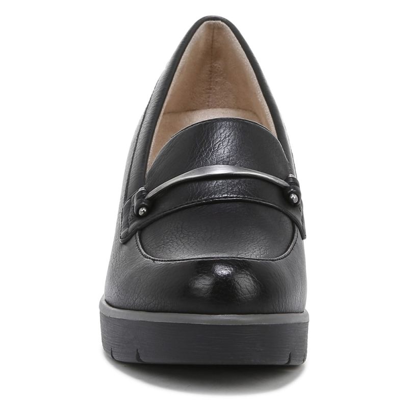 Naturalizer Women's SOUL Achieve Wedge - Black Synthetic