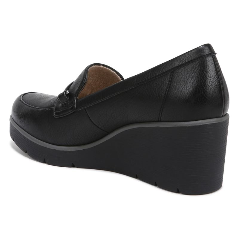 Naturalizer Women's SOUL Achieve Wedge - Black Synthetic