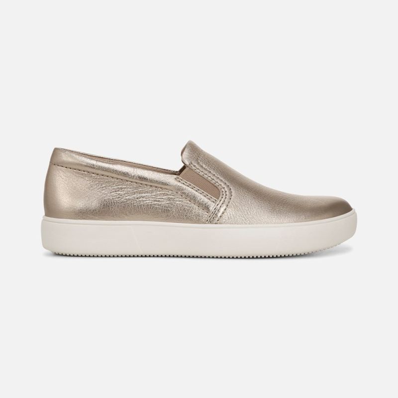 Naturalizer Women's Marianne Slip On Sneaker - Warm Silver Leather