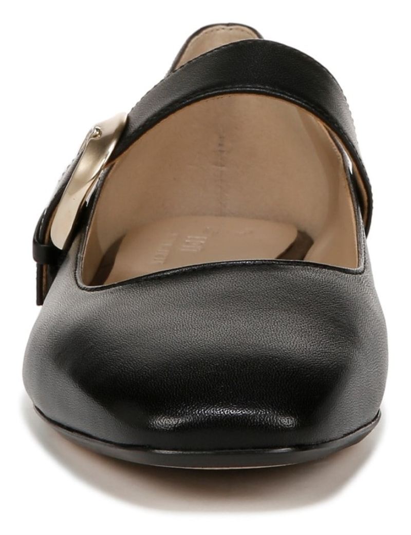 Naturalizer Women's 27 EDIT Carter Mary Jane - Black Leather