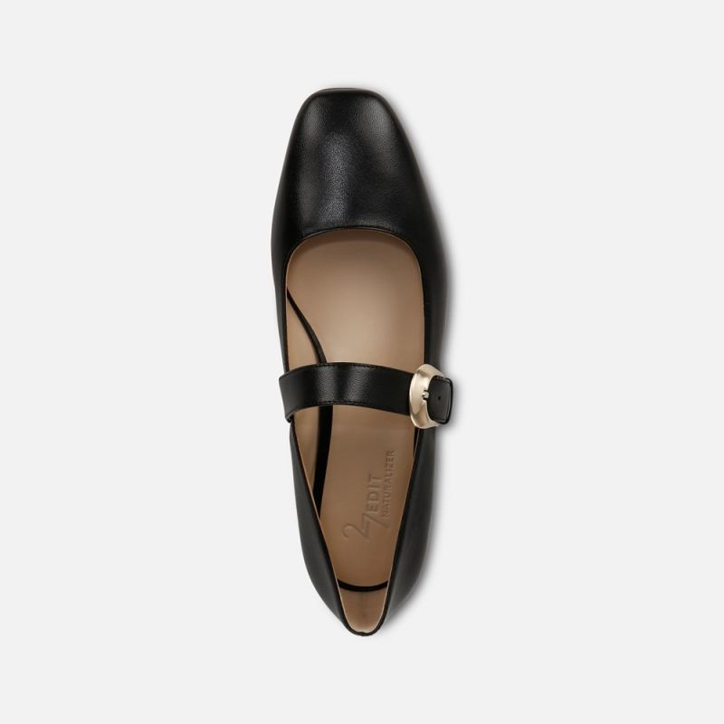 Naturalizer Women's 27 EDIT Carter Mary Jane - Black Leather