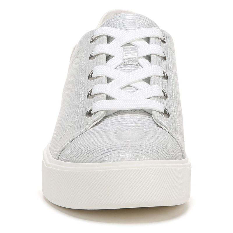 Naturalizer Women's Morrison 2.0 Lace Up Sneaker - Silver Leather