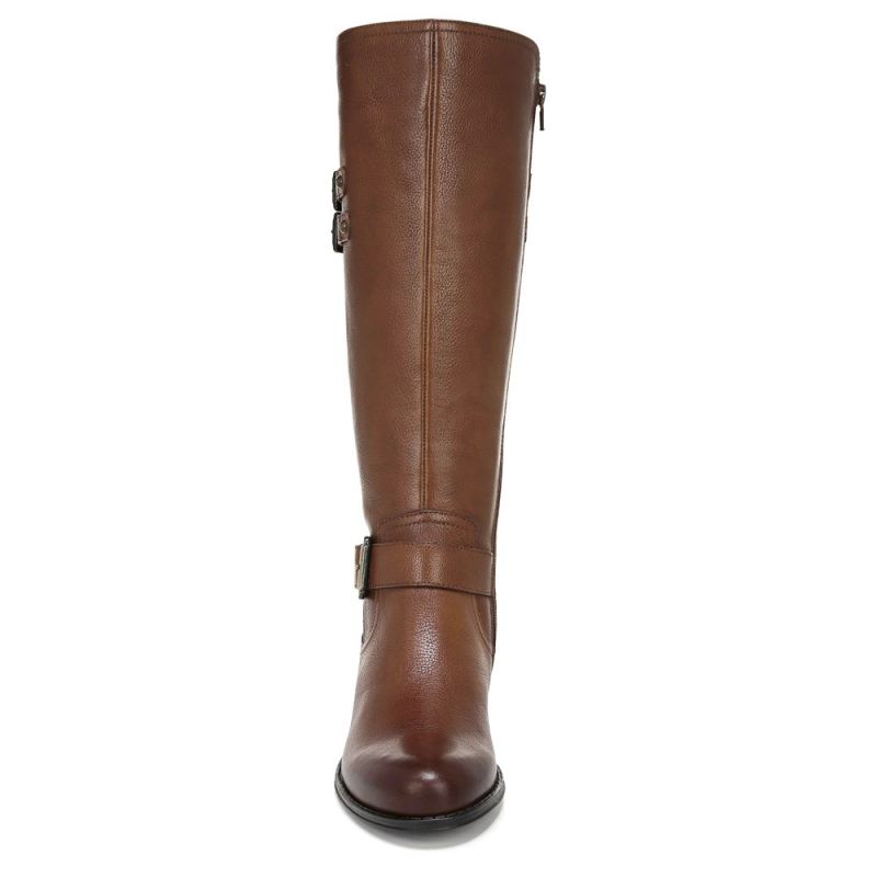 Naturalizer Women's Jessie Wide Calf Knee High Boot - Cinnamon Leather