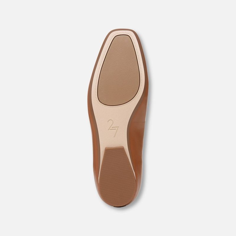 Naturalizer Women's 27 Edit Carla Flat - English Tea Leather