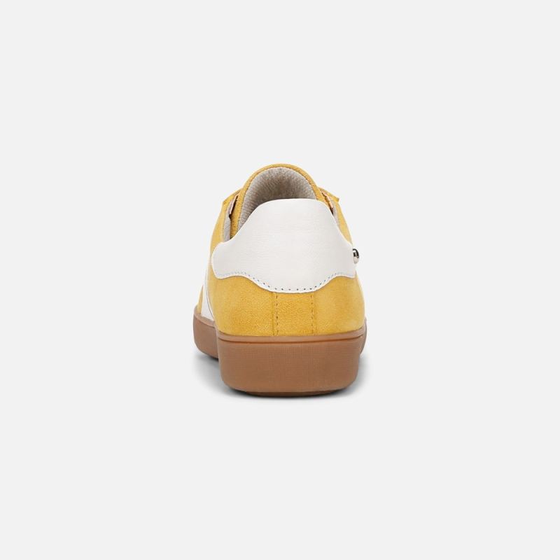 Naturalizer Women's Medina Lace Up Sneaker - Spicy Yellow Nubuck