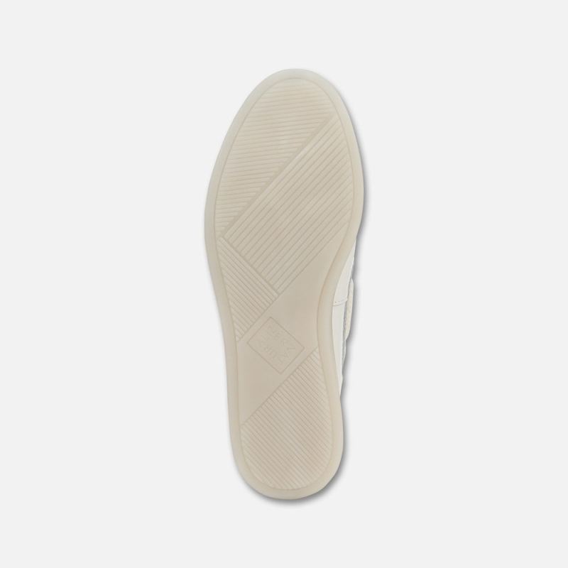 Naturalizer Women's Keel Boat Shoe - Warm White Leather