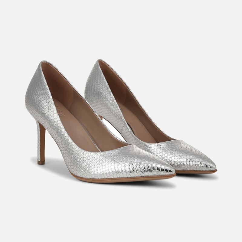 Naturalizer Women's Anna Pump - Silver Leather