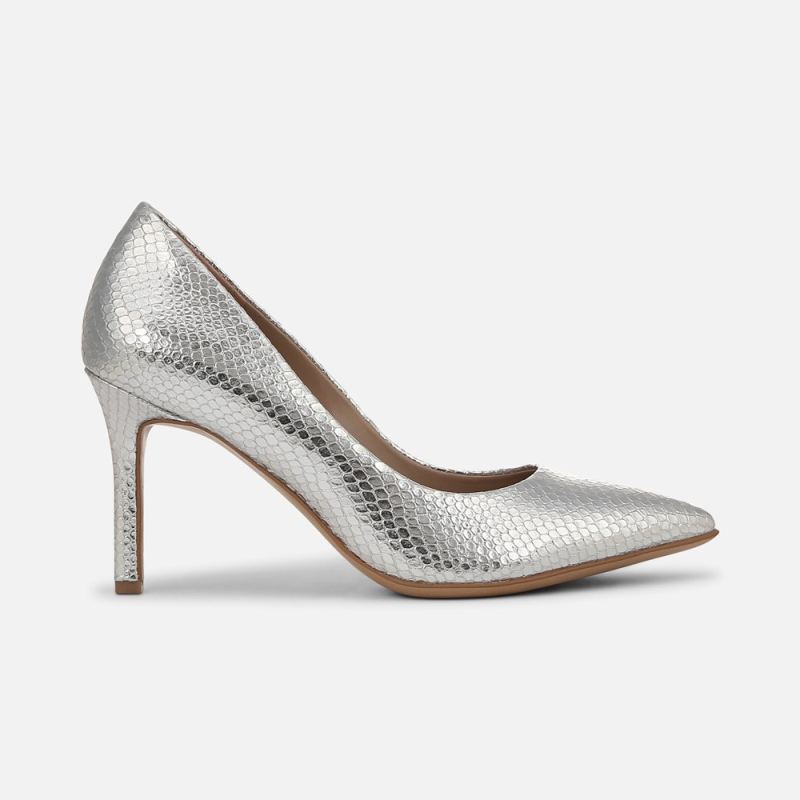 Naturalizer Women's Anna Pump - Silver Leather
