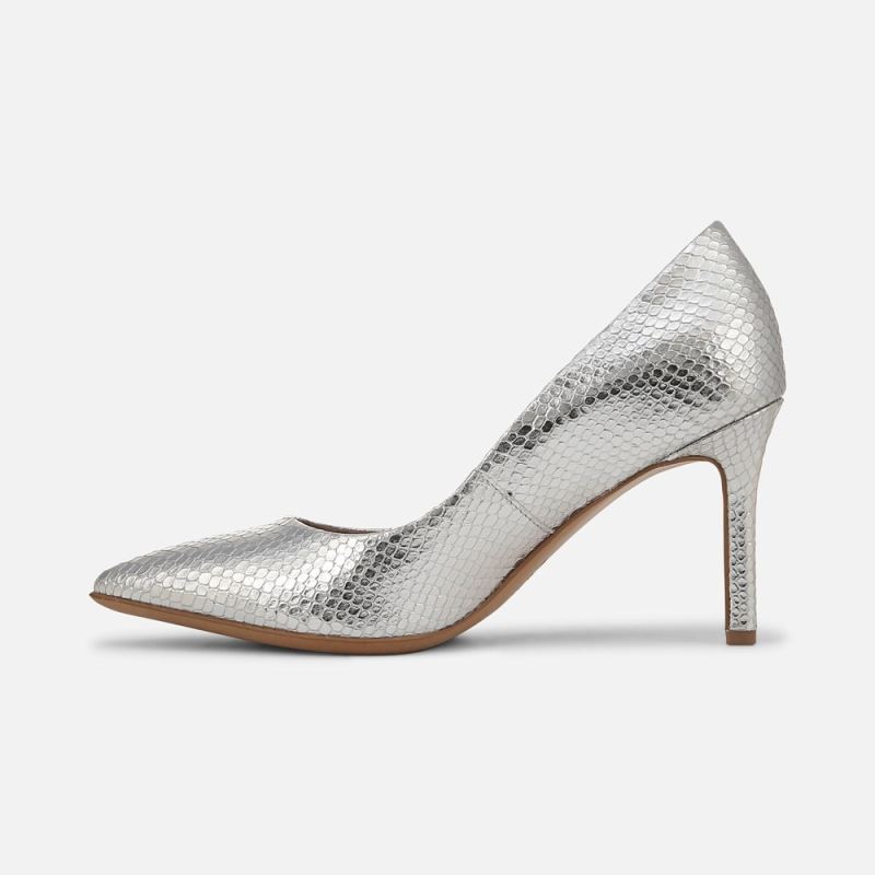 Naturalizer Women's Anna Pump - Silver Leather