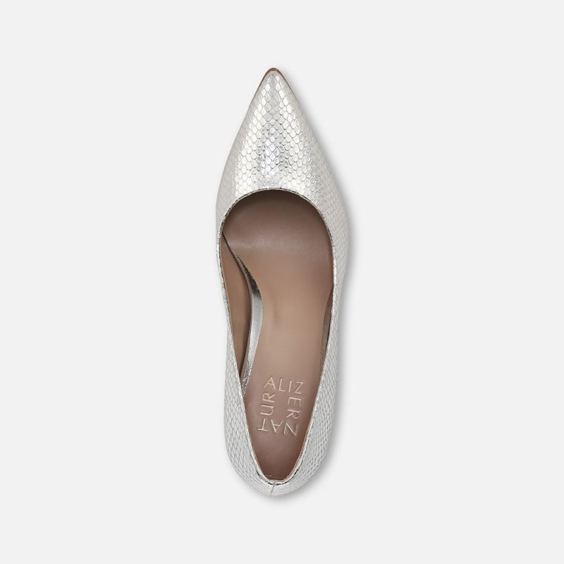 Naturalizer Women's Anna Pump - Silver Leather