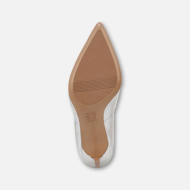 Naturalizer Women's Anna Pump - Silver Leather