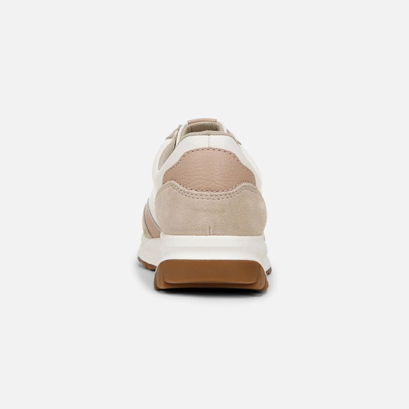 Naturalizer Women's Shay Lace Up Sneaker - Warm White / Porcelain Suede