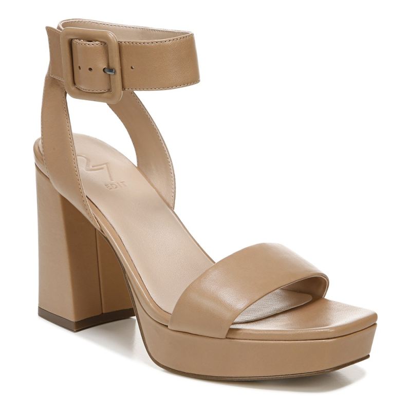 Naturalizer Women's 27 Edit Jaselle Dress Sandal - Taupe Leather
