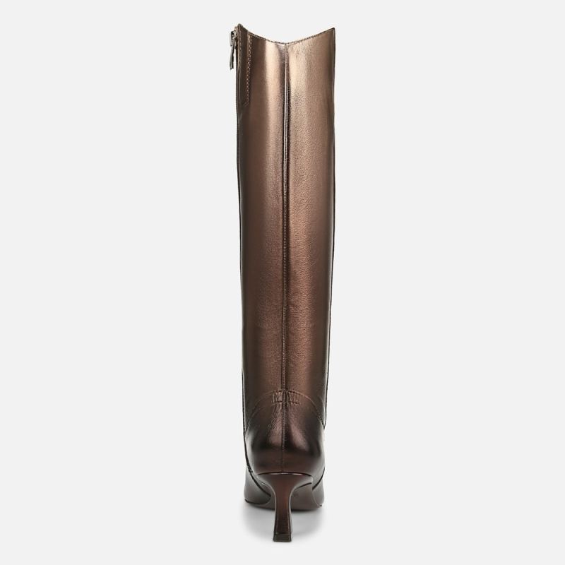 Naturalizer Women's Deesha Unity Narrow Calf Boot by Deepica Mutyala - Unity Metallic Leather