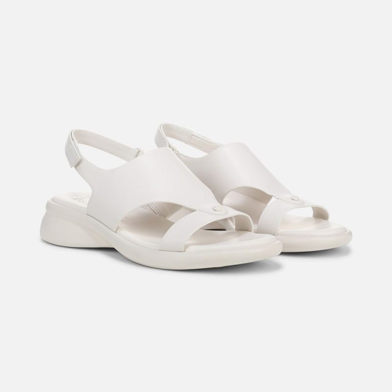 Naturalizer Women's Lillian Slingback Sandal - Warm White Faux Leather