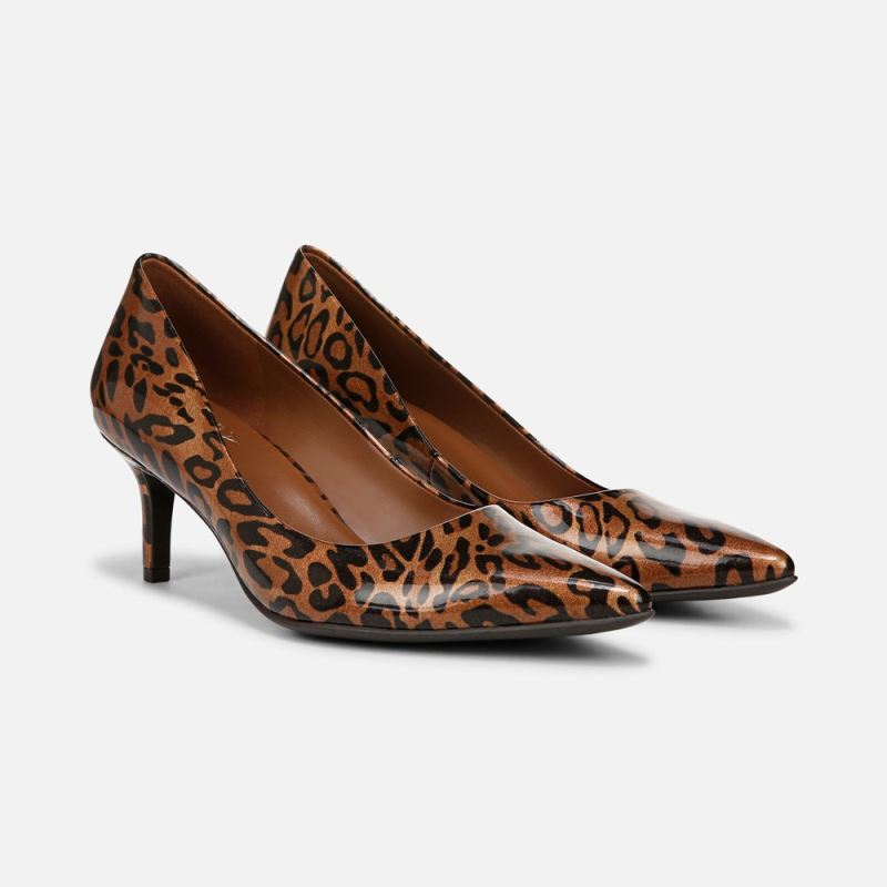Naturalizer Women's Everly Pump - Leopard Print Faux Leather