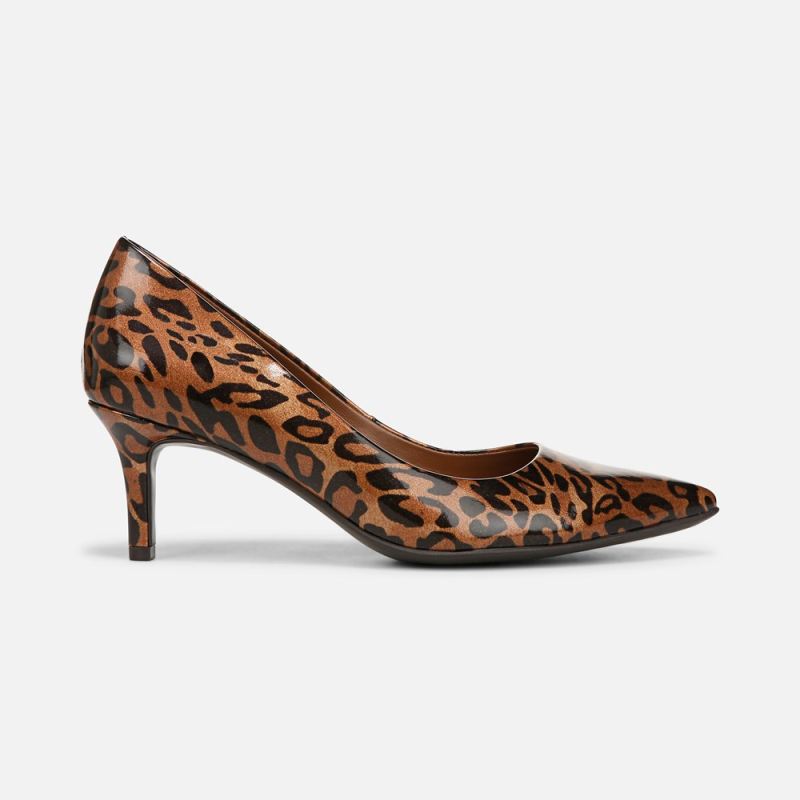 Naturalizer Women's Everly Pump - Leopard Print Faux Leather