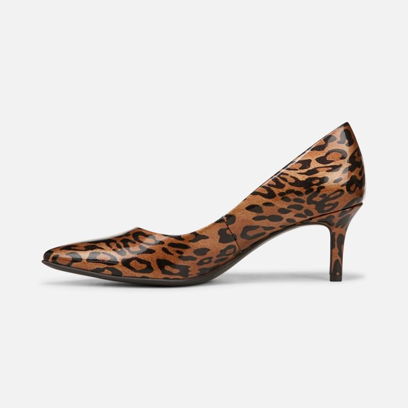 Naturalizer Women's Everly Pump - Leopard Print Faux Leather