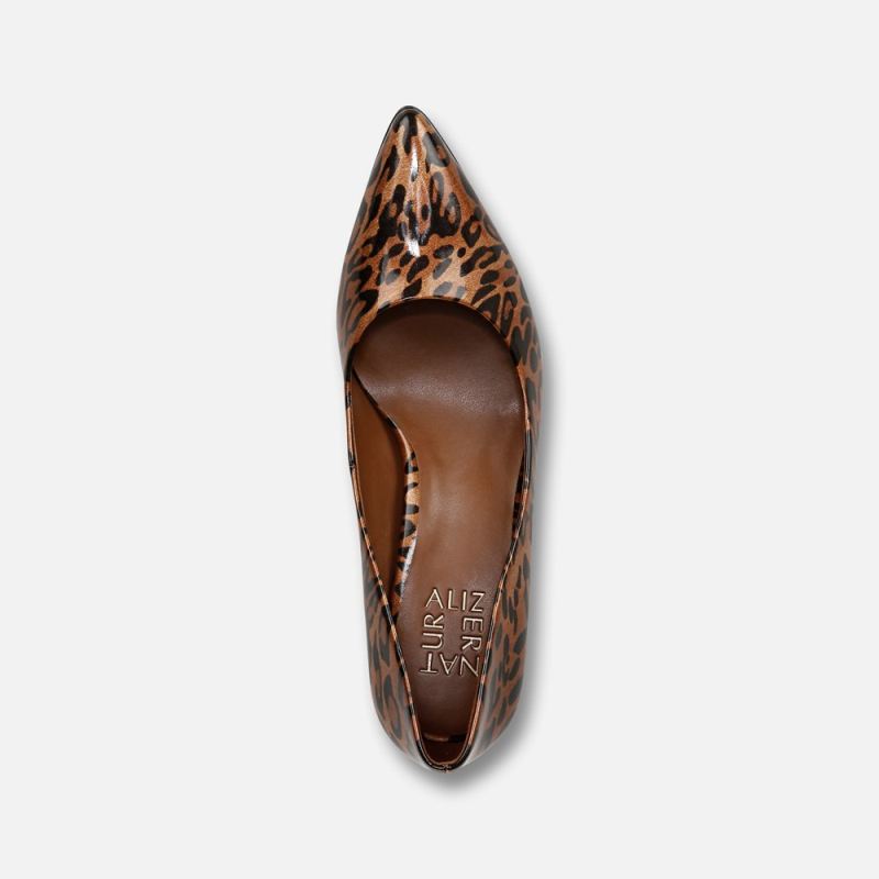 Naturalizer Women's Everly Pump - Leopard Print Faux Leather
