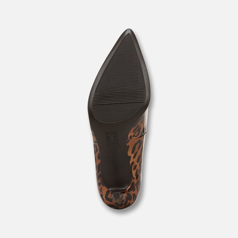 Naturalizer Women's Everly Pump - Leopard Print Faux Leather