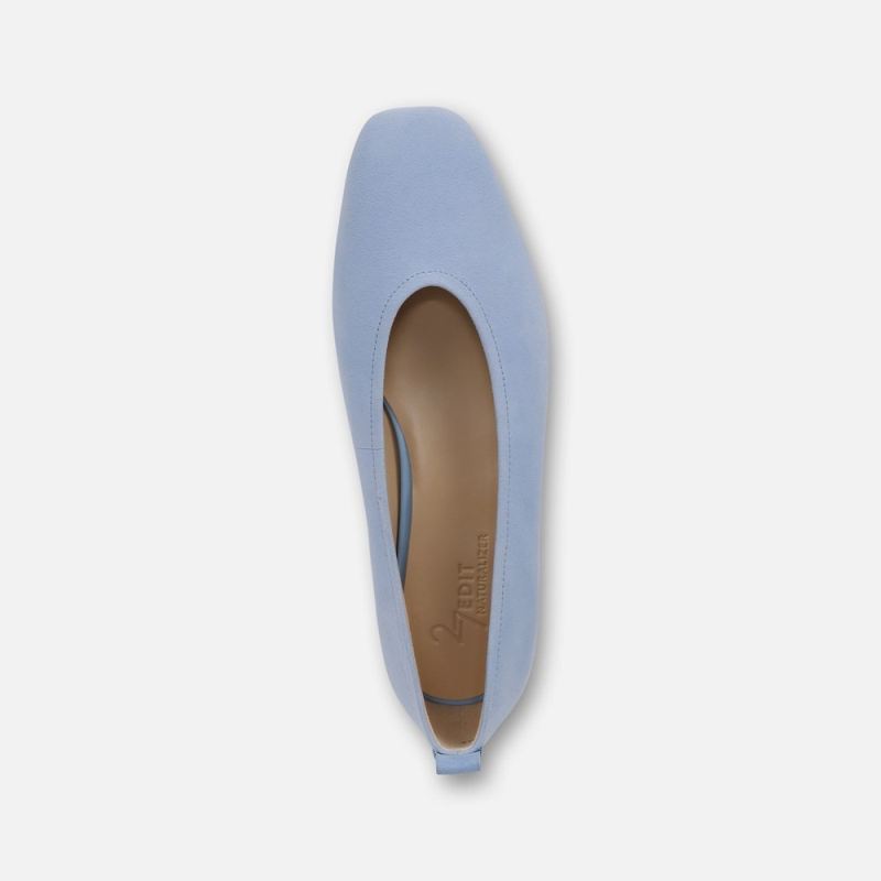 Naturalizer Women's 27 Edit Carla Flat - Bluebell Suede