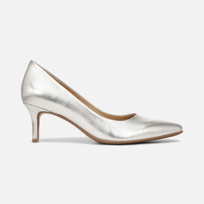 Naturalizer Women's Everly Pump - Silver Leather