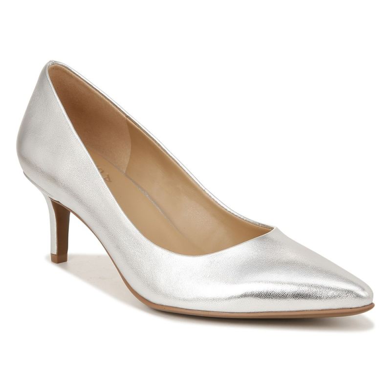 Naturalizer Women's Everly Pump - Silver Leather