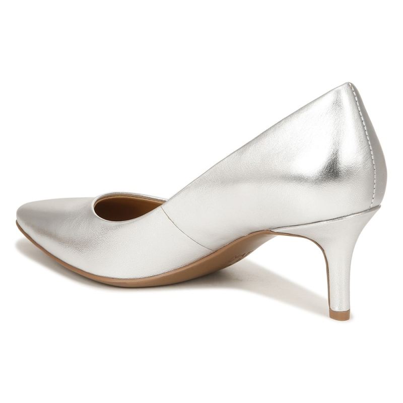 Naturalizer Women's Everly Pump - Silver Leather