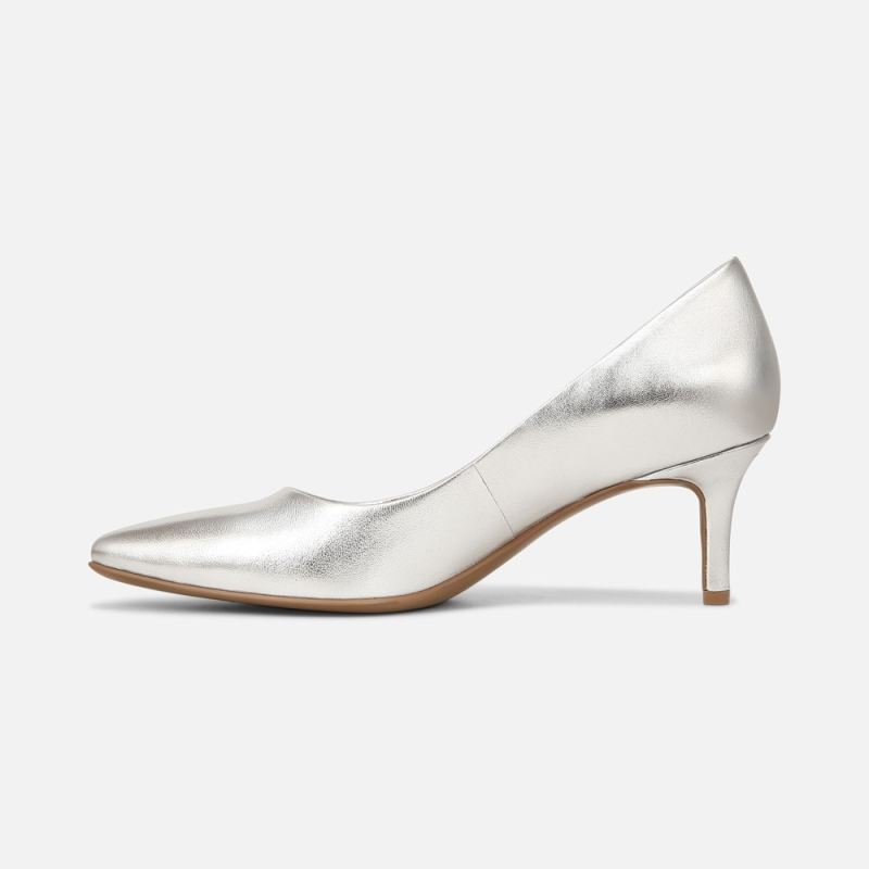 Naturalizer Women's Everly Pump - Silver Leather