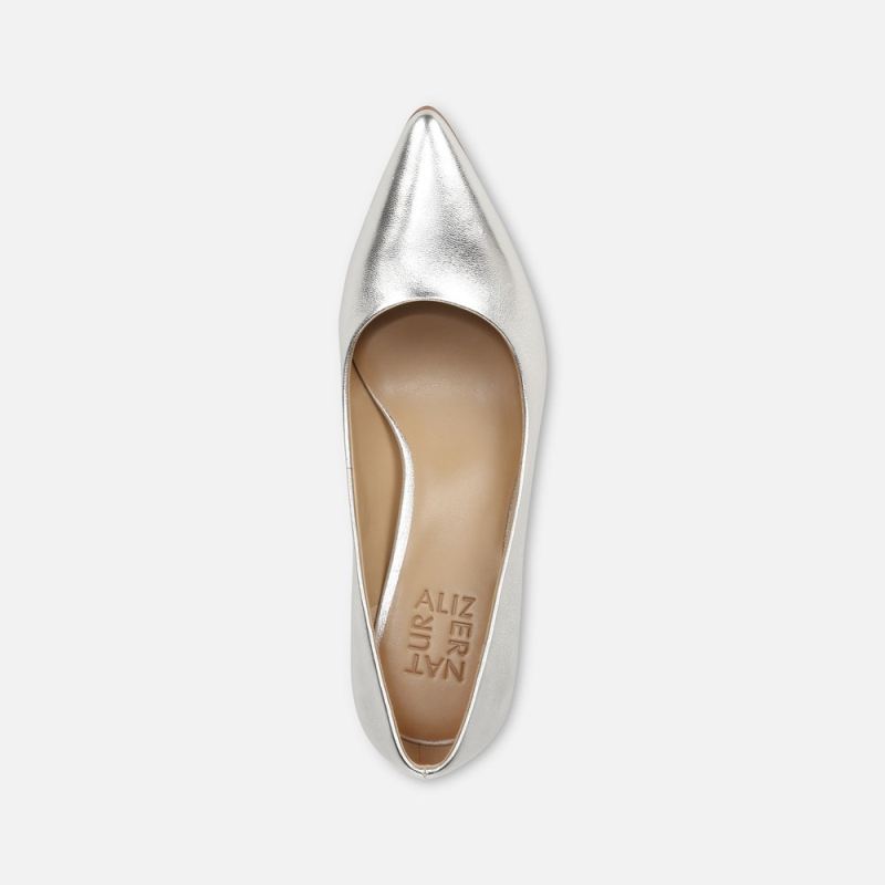 Naturalizer Women's Everly Pump - Silver Leather