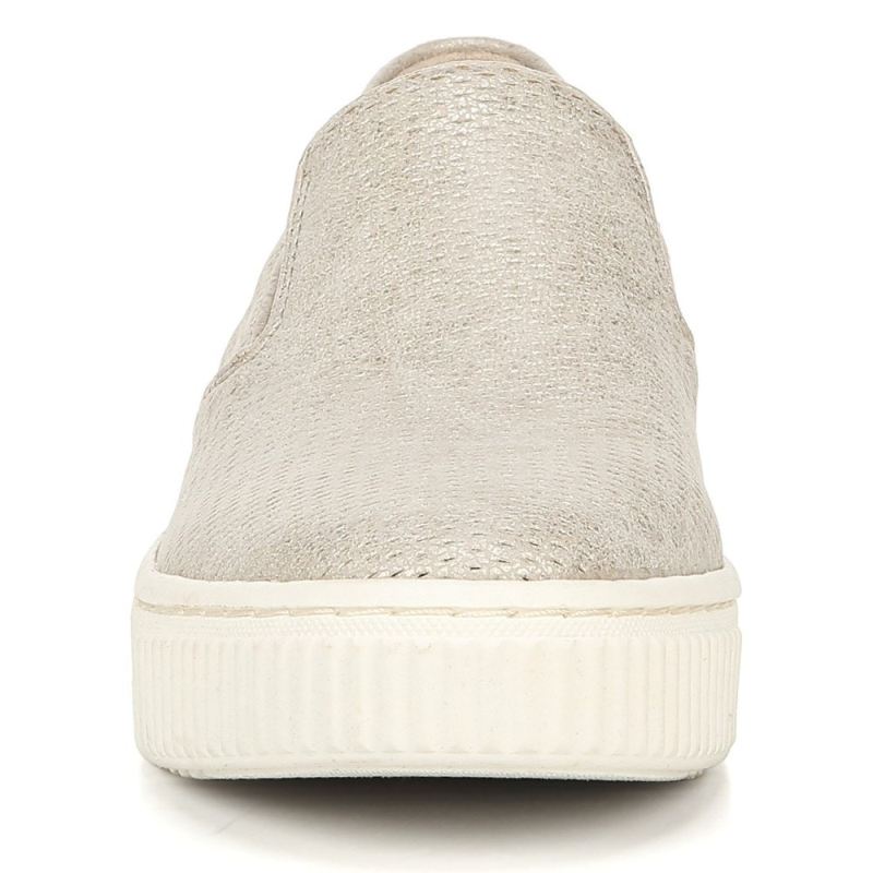 Naturalizer Women's Soul Tia Slip On Sneaker - Porcelain Metallic Synthetic