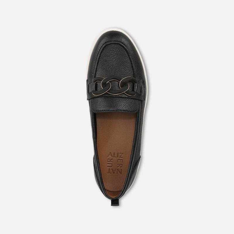 Naturalizer Women's Kateri Bit Loafer - Black Leather