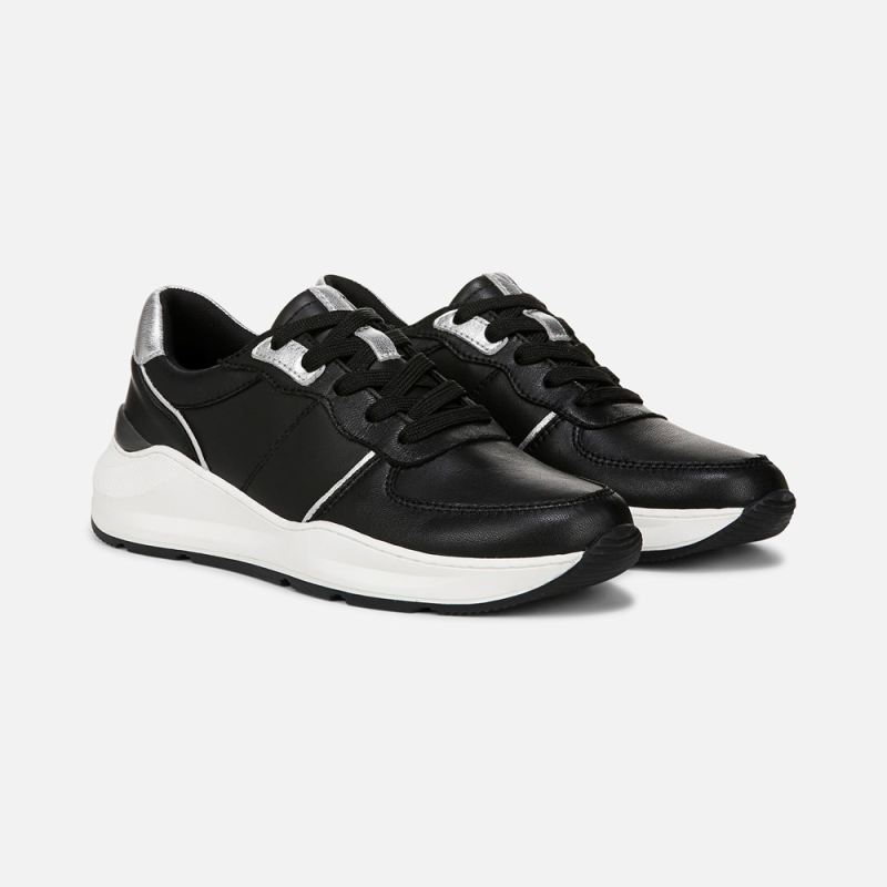 Naturalizer Women's Blossom Lace-up Sneaker - Black Leather